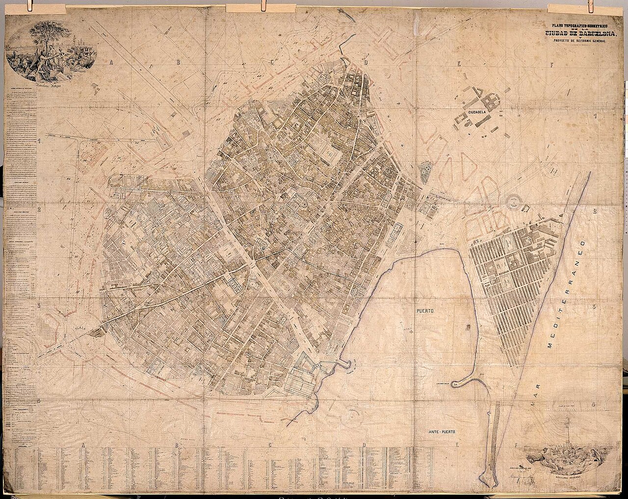 Plànol de Garriga i Roca, 1862 (1862)