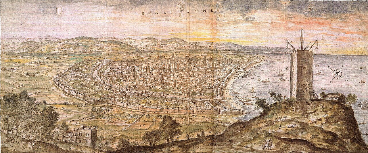 Vista de Barcelona (Wyngaerde) (1563)